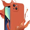 Cadorabo Hülle für Apple iPhone 14 Schutz Hülle in Orange Produktbild-Vorschau 6