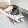 Yamazaki Schuhregal 83x14x27cm mit Rollen "Tower" für 4 Produktbild-Vorschau 11