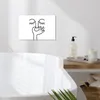 MuchoWow® - Leinwandbilder - Strichzeichnung - Gesicht - Produktbild-Vorschau 2