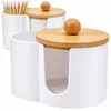 EDIBAZZAR | Badezimmer-Organizer für Wattepads und Produktbild-Vorschau 2