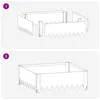 vidaXL Obramowanie trawnika 60 x 60 x 20 cm, stal, kolor Podgląd zdjęcia produktu 5