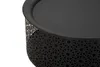 Mauro Ferretti Couchtisch Blacky, Ø 35x50 cm, Gold/Schwarz Produktbild-Vorschau 4