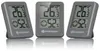 termometro Temeo Hygro58 mm grigio 3 pezzi Anteprima dell’immagine prodotto 1