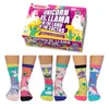 Einhorn vs. Lama im Kaktusland Oddsocks Socken in 37-42 im Produktbild-Vorschau 4