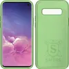 A smartphone and its protective case are displayed side-by-side. Produktbild-Vorschau