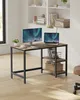 VASAGLE Computertisch Schreibtisch mit 2 Regale 120 x 75 x Produktbild-Vorschau 1