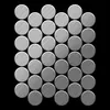 Mosaik Fliese massiv Metall Edelstahl gebürstet grau 1,6mm Produktbild-Vorschau 3