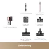 A collage of vacuum cleaner accessories and parts with German text labels. Produktbild-Vorschau