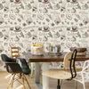 10m VLIES WALLPAPER rotolo sala da pranzo caffè tè dolci Anteprima dell’immagine prodotto 2