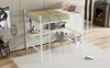 Sweiko hoogslaper, 140x200 cm, metalen bedframe, ijzeren Productafbeelding-voorbeeld 14