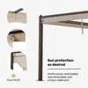 BlumfeldtPantheon Cortina altana ogrodowa 3x4 m, odporna na Podgląd zdjęcia produktu 2