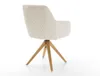 DELIFE Esszimmerstuhl Pejo-Flex Cord Beige Holzgestell Produktbild-Vorschau 5