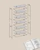 Regal mit 6 Ablagen, Badregal, gehärtetes Glas, einfache Produktbild-Vorschau 4