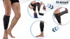 Collage of images showing a person wearing and applying a compression bandage to their calf. Produktbild-Vorschau