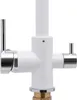3 Wege Wasserhahn Küchenarmatur 360° Küche Weiß     Armatur Produktbild-Vorschau 8