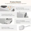 A collage of images and text describing the features of a cat litter box. Podgląd zdjęcia produktu