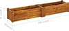 vidaXL Garten-Hochbeet Akazienholz 150x30x25 cm Produktbild-Vorschau 8
