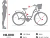 Milord Komfort Fahrrad Mit Korb Damenfahrrad, 26 Zoll, Produktbild-Vorschau 3