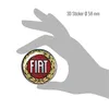 Samolepka Fiat 3D Oficiální logo červená Vintage, 58 mm Náhled obrázku produktu 4
