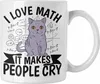 Trendation - Mathe-Lehrer Tasse Geschenkidee I Love Math It Produktbild-Vorschau 1