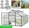 LARS360 Aluminium Gewächshaus 310x250x205cm, 7.75m² Produktbild-Vorschau 1