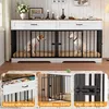 Hundekäfig mit 4 Türen 2 Hunde, 178*85cm, Hundebox Mit 2 Produktbild-Vorschau 3