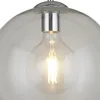 Hängeleuchte Metall Glas E27 rund D: 30 cm H: max. 120 cm Produktbild-Vorschau 2
