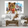 Bild auf Leinwand - Leinwandbild - Bär Berge Kinder Winter Produktbild-Vorschau 6