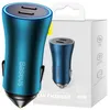Baseus Goldener Schütz Pro Auto-Ladegerät 2X Usb-C 40W Blau Produktbild-Vorschau 1