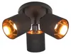ZMH Deckenleuchte 3 Flammig Deckenlampe Schwarz Rund Produktbild-Vorschau 8
