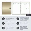 Wochen-Cheftimer A5, Alu gold 2027 Produktbild-Vorschau 6