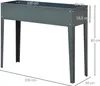 Hochbeet Pflanzkasten Metall 100x30x80 cm Kräuterbeet Produktbild-Vorschau 3