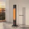 Outsunny Infrarot Heizstrahler 2000W Carbonfaser Produktbild-Vorschau 3
