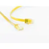 Patchkabel-Flachkabel U/UTP cat. 6 slim gelb 0,25m Produktbild-Vorschau 1
