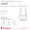STEIGNER Magnetduschdichtung UKM01 198 cm (1 Stk.) - Produktbild-Vorschau 2