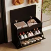 Armoire À Chaussures Avec Siège – Noire, Loft, 60 Cm Voir les images du produit 3