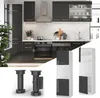 A collage of kitchen cabinets and accessories, including kitchen legs. Produktbild-Vorschau