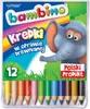 Pastelli a matita 12 colori in cornice di legno BAMBINO Anteprima dell’immagine prodotto 5