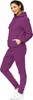 Damen Jogginganzug einfarbig 100% Baumwolle 586 Lila 3XL Produktbild-Vorschau 3