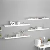 vidaXL Schweberegale 4 Stk. Weiß 120x23,5x3,8 cm MDF Produktbild-Vorschau 19