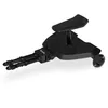 A black buggy board with a seat attachment, shown from a slightly elevated side angle against a white background. Náhľad obrázku produktu