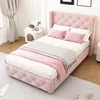 okwish Čalouněná dětská postel 90x200cm Jednolůžko s Náhled obrázku produktu 1