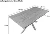 Esstisch 160x85 cm Baumkante Holz Wildeiche-Optik Produktbild-Vorschau 3
