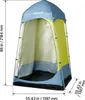 VEVOR Duschzelt mit 1 Raum, Toilettenzelt (1397x1397x2184 Produktbild-Vorschau 8