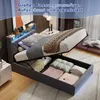 MODFU Boxspringbett 140×200 mit bettkasten,Polsterbett mit Produktbild-Vorschau 4