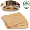LS-LebenStil 3x Holz Frühstücksbrett Essbrettchen 22x14cm Produktbild-Vorschau 1