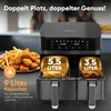 ProfiCook® Heißluftfritteuse | Zeitgleich-fertig-System | Produktbild-Vorschau 3