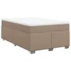Design Boxspringbett Matratze Cappuccino-Braun 120x200cm Produktbild-Vorschau 2