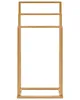 BELIANI Handtuchständer Hellbraun Bambusholz 40x81 cm Produktbild-Vorschau 4