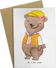 Mr. & Mrs. Panda Grußkarte Bauingenieurin Herz - Weiß - Produktbild-Vorschau 1